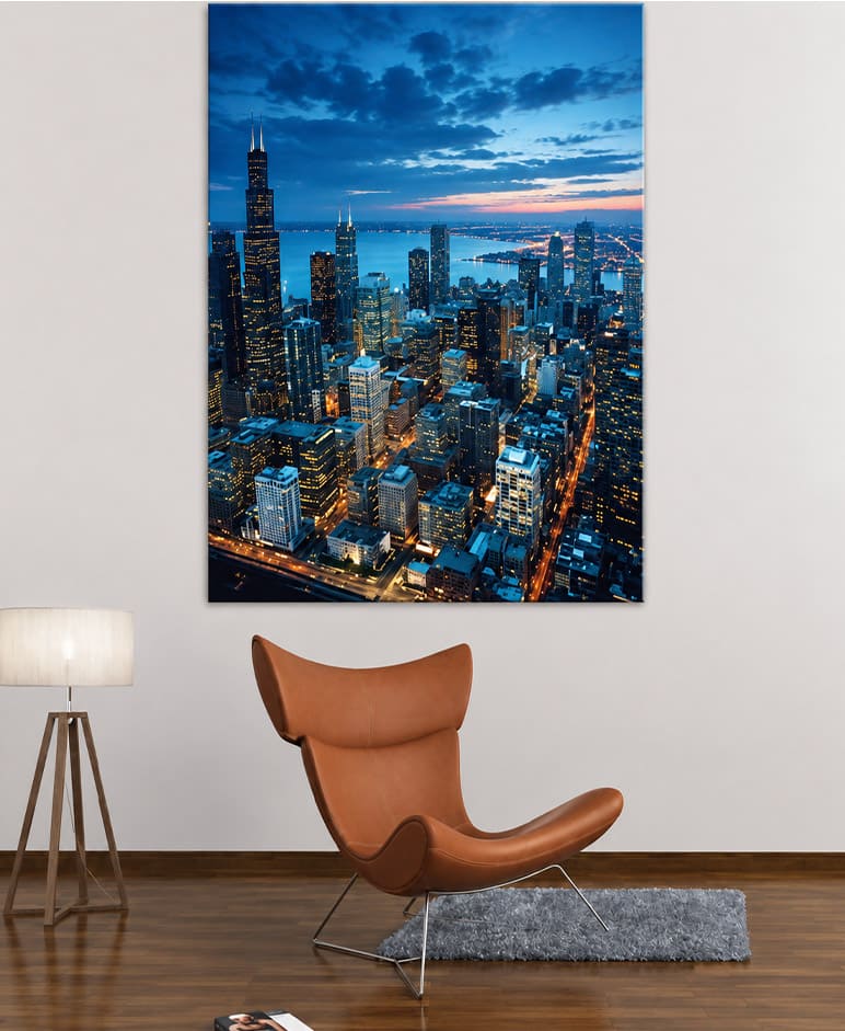 Photo sur alu dibond 100x75cm